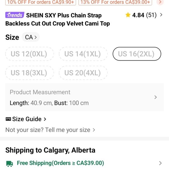 Shein SXY Purple Velvet Chain Strap Bralette 2X - Picture 2 of 5